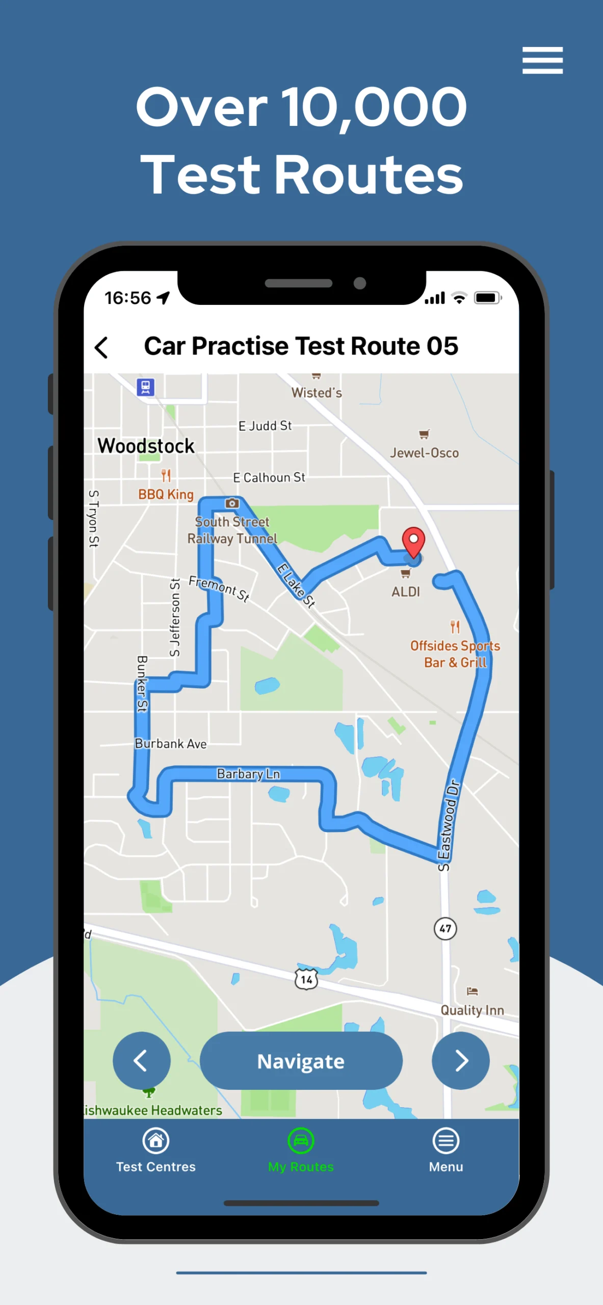 Philadelphia road test locations